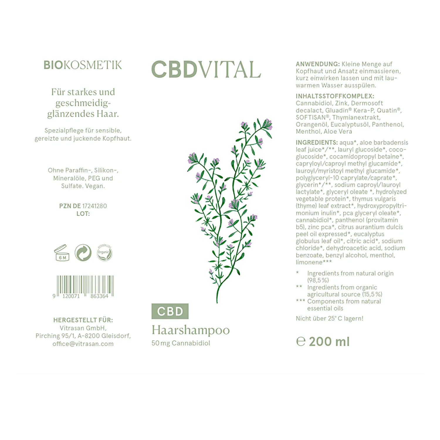 CBD Haarshampoo