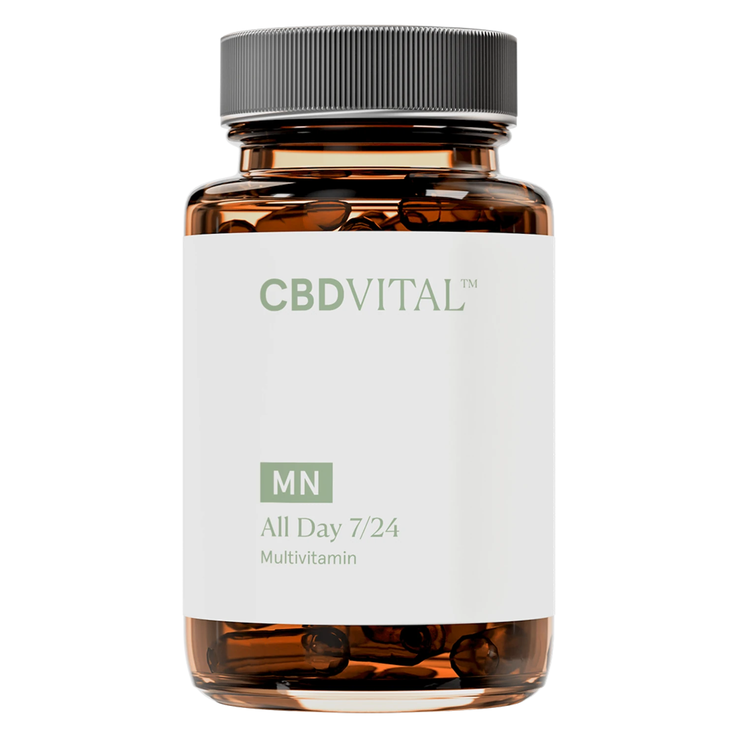 Produktbild: CBD VITAL All Day Vitaminkomplex Kapseln – Multivitamin und CBD Ergänzung kaufen auf cbd-cannabidiol.de