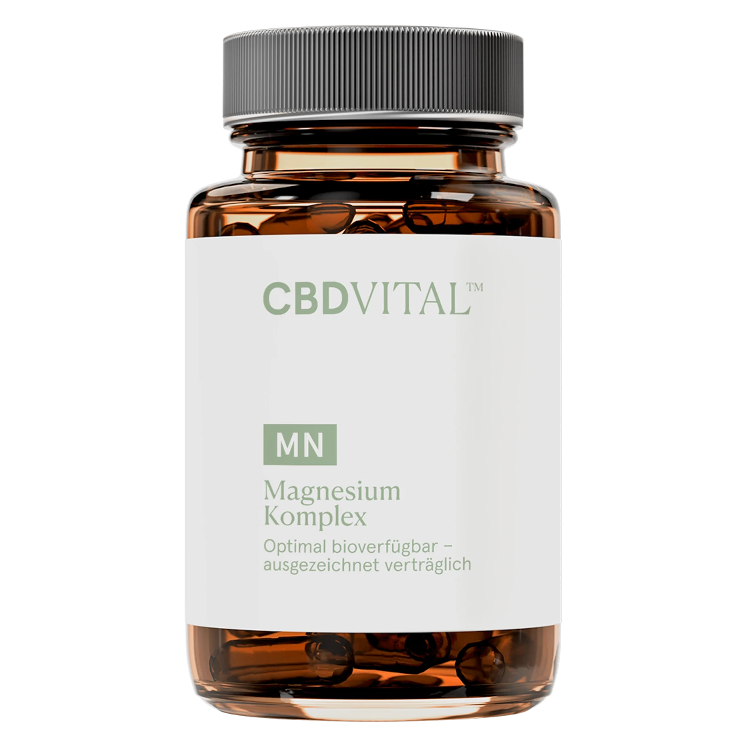 Magnesium Komplex von CBD VITAL – hochwertige Kapseln für die tägliche Magnesiumversorgung, erhältlich bei cbd-cannabidiol.de
