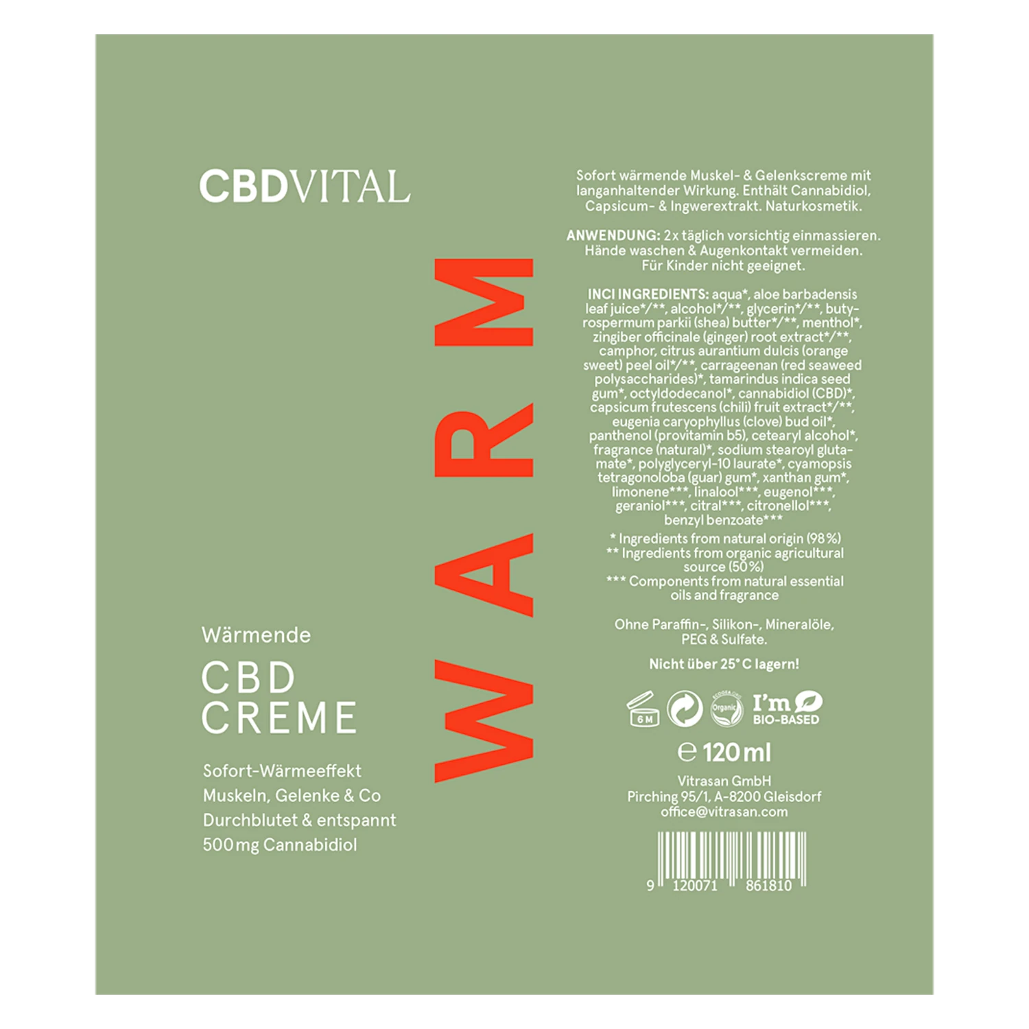 CBD Creme wärmend