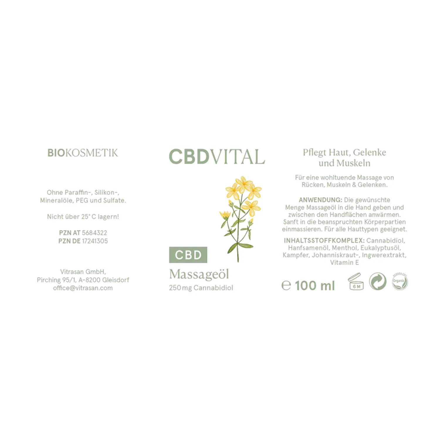 CBD Massageöl