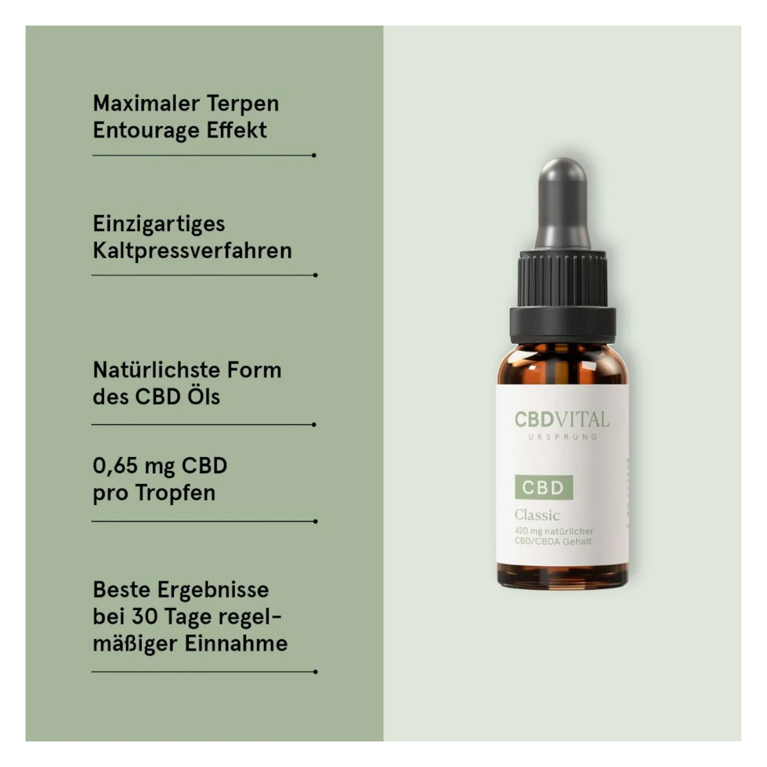 CBD Vollspektrum Öl URSPRUNG Classic